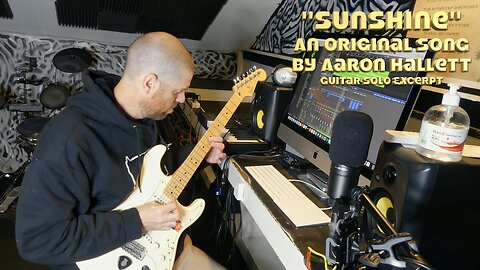 "Sunshine" an Original Song by Aaron Hallett Guitar Solo Excerpt