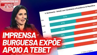 Segundo o PIG, Tebet venceu o debate presidencial | Momentos do Reunião de Pauta