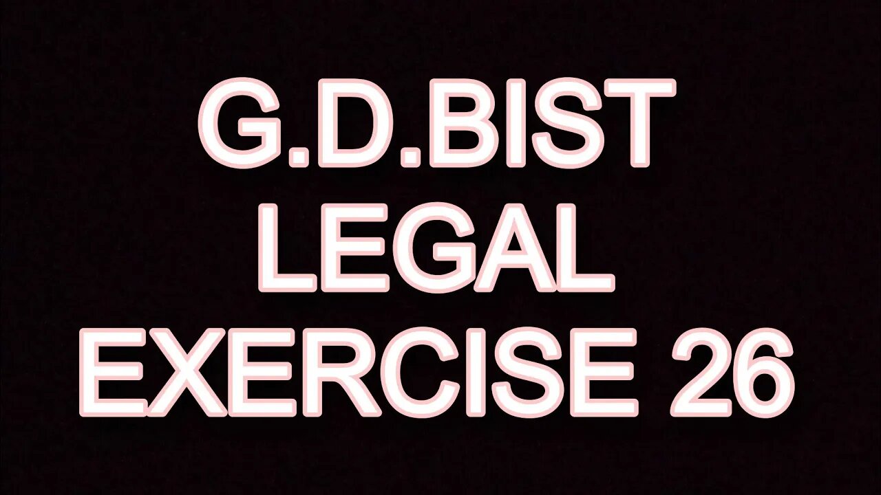 G.D.BIST LEGAL EXERCISE NO 26 #trending #video #viralvideo #shorthand #ssc