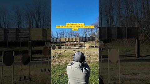 Richmond BGC #uspsa December match Stage 5 Vito #unloadshowclear #idpa