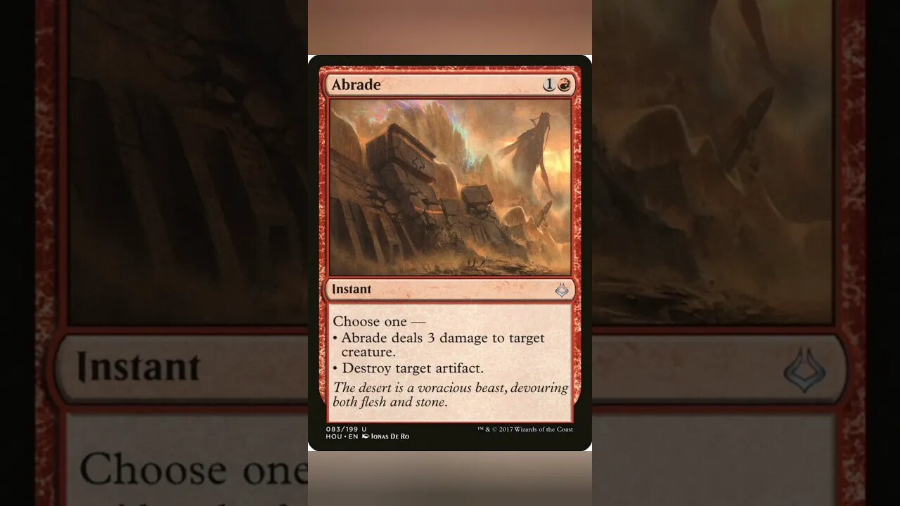 Top Red Removal in Magic the Gathering Cube #mtg #magicthegathering #mtgcube #shorts #shortvideo