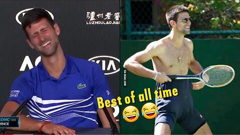 Novak Djokovic funny moments - Try not to laugh😂