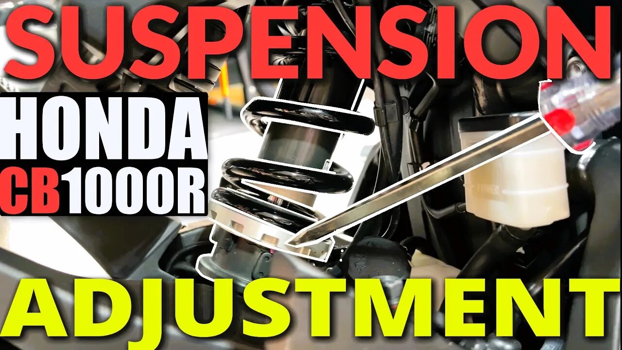 Suspension Adjustment On Your Motorcycle | Honda CB1000R Full Suspension Adjustment Settings