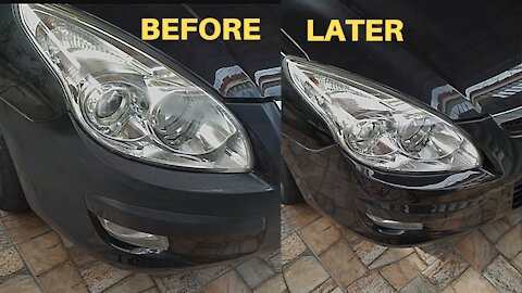 Polishing and mirroring black car i 30 hiunday