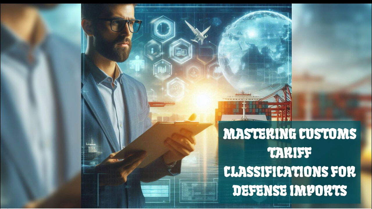 Mastering Customs Tariff Classifications for Defense Imports