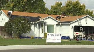 Veteran receives a new roof in Middleton because of a team effort