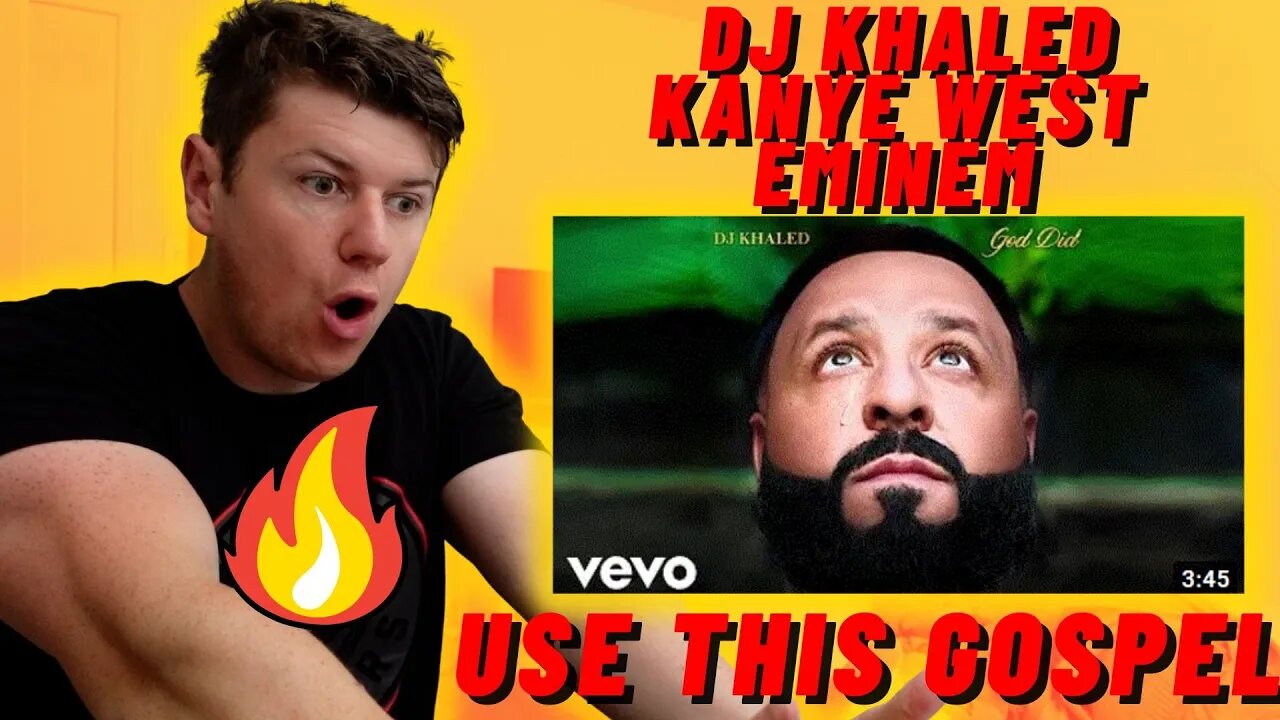 EMINEM RESPONDS TO GAME?? DJ Khaled - USE THIS GOSPEL REMIX ft. Kanye West, Eminem *IRISH REACTION*
