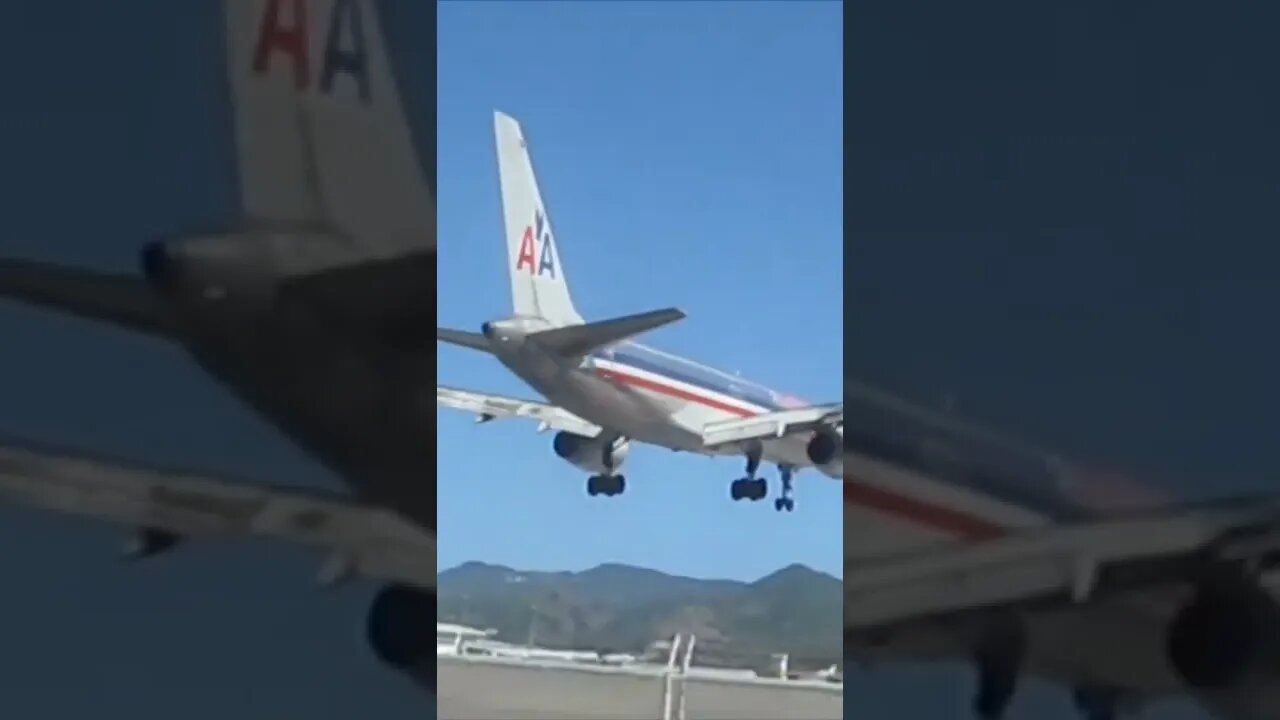 Low Airplanes over Maho Beach Saint Martin