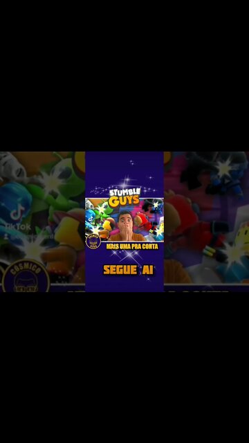 LIVE ÁS 22 HRS , COLA LÁ. STUMBLEGUYS #cosmiconerd #stumbleguys