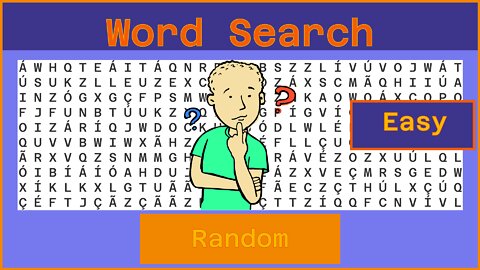 Word Search - Challenge 07/18/2022 - Easy - Random