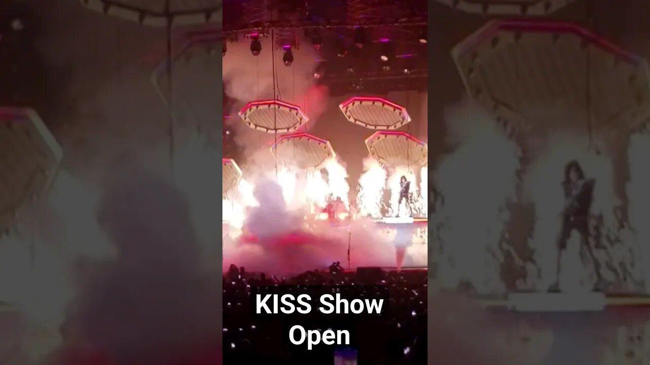 KISS Band Show Open #rock #best #life #guitar