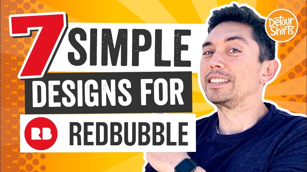 7 RedBubble Design Ideas. How to make quick and easy design for stickers. Step by step tutorial.