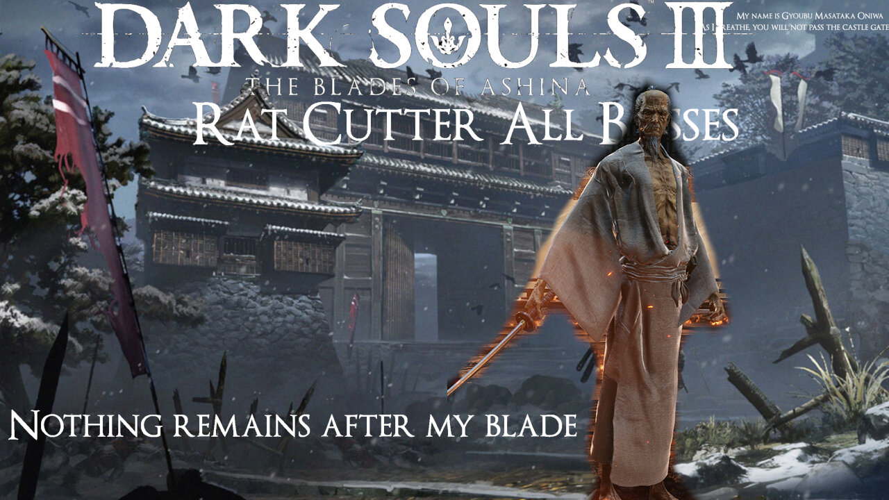 Dark Souls 3 Blades of Ashina NG+ All Bosses: Rat Cutter (Isshin's excellence)