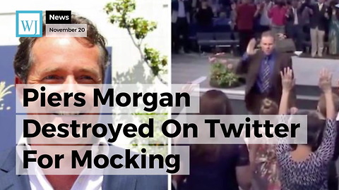 Piers Morgan Destroyed On Twitter For Mocking Gun-Loving Florida Church