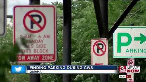 Finding parking during CWS