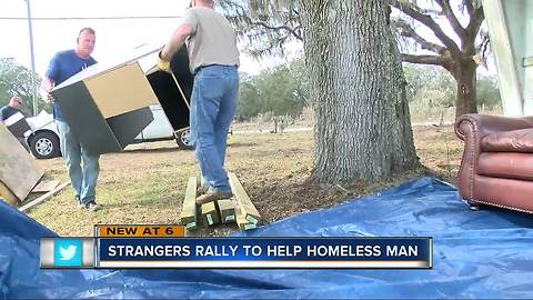 Man stopping to say hello changes life of Spring Hill homeless man