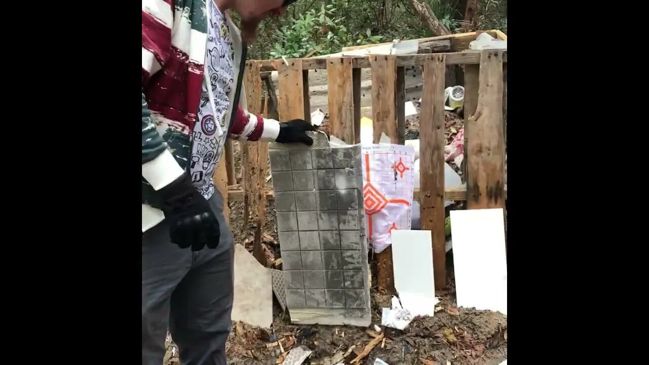 Will It Save You? 9MM, 22LR, 45ACP vs Tile, Tile on Cement Board, Marble, and 1IN Thick wood