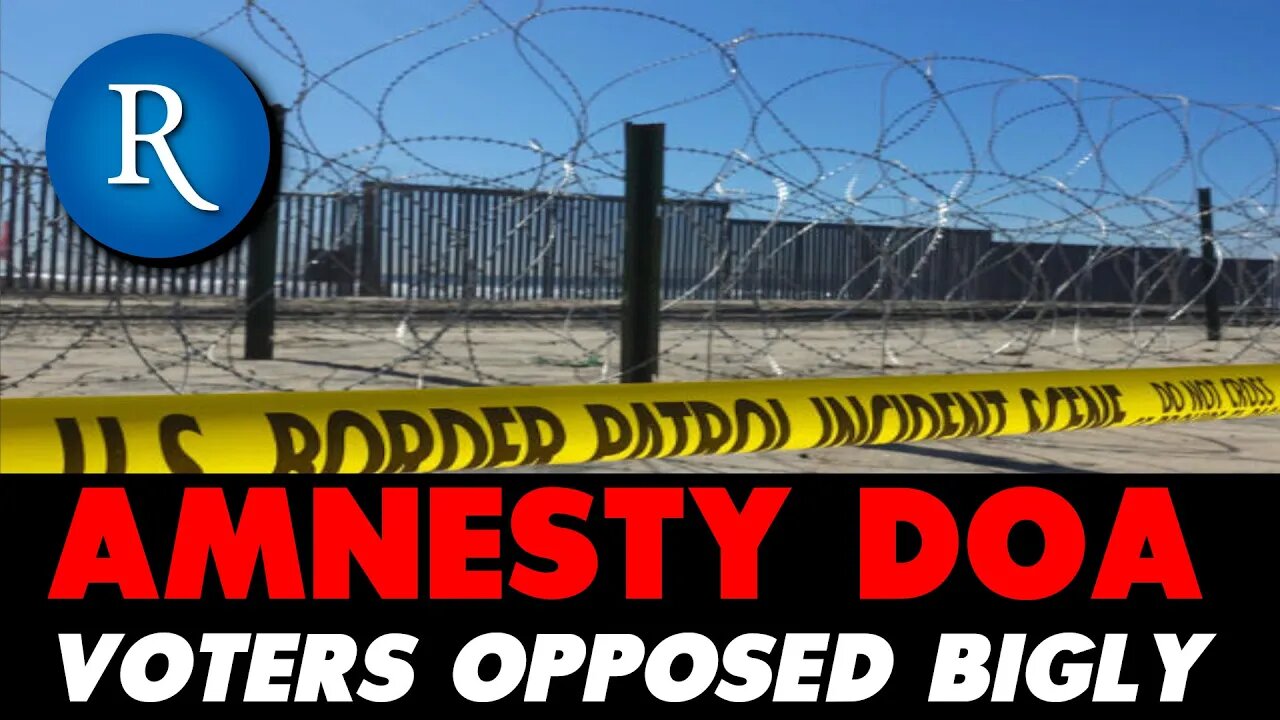 ONLY 36% OF DEMS Say Amnesty Would Fix Illegal Immigration Problem.