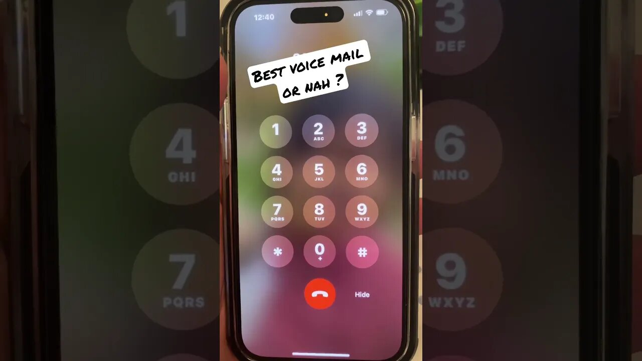 Best voice mail or nah ? #fortheboys #youtubeshorts