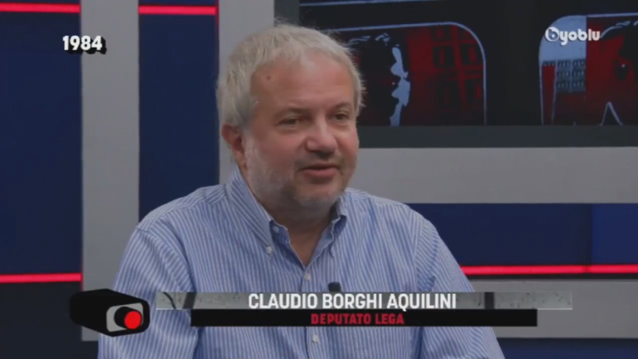 🔴 Interventi dell'On. Claudio Borghi nella trasmissione "1984" di Francesco Borgonovo (21/09/2022).