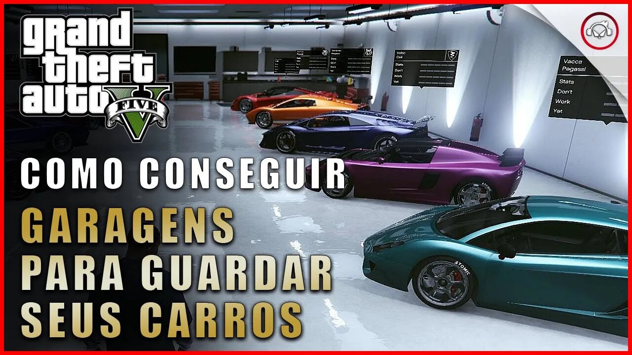 GTA V, Como conseguir Garagens par aguardar carros no jogo | Gameplay PT-BR