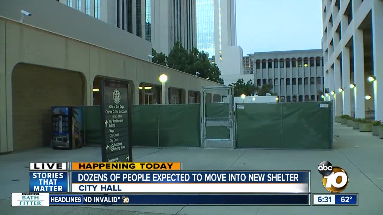 Dozens of women, children expected to move into temporary shelter