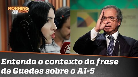 Mariana Brito sobre Guedes e o AI-5: 'A imprensa noticiou de maneira sensacionalista, até canalha'