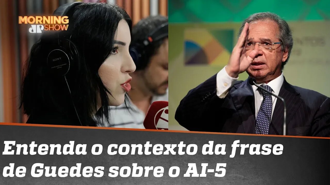 Mariana Brito sobre Guedes e o AI-5: 'A imprensa noticiou de maneira sensacionalista, até canalha'