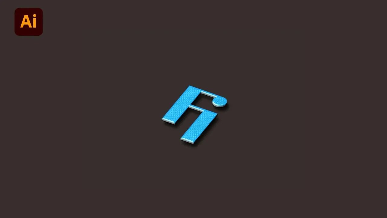 FI Logo Design | adobe illustrator 2023 tutorial for beginners | Modern logo design in illustrator