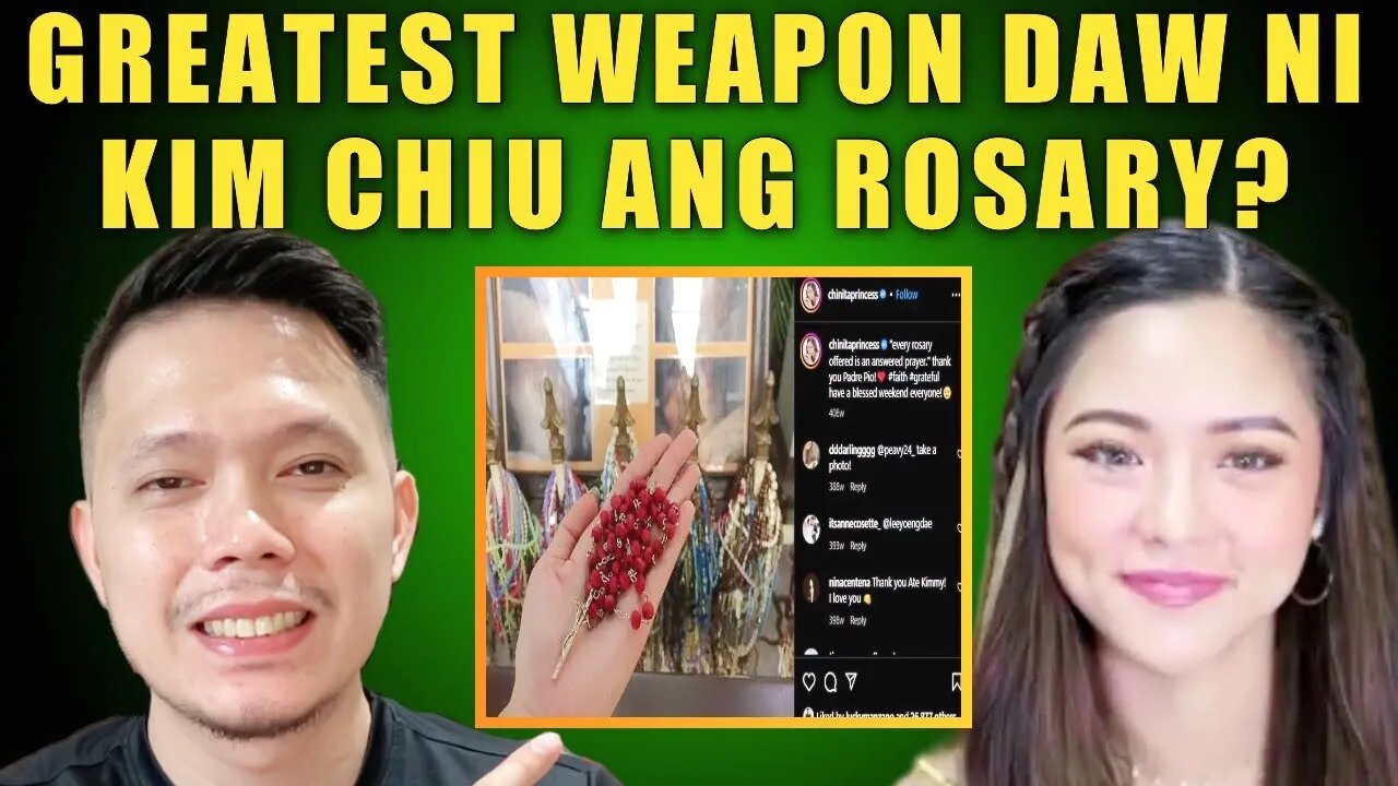 "Iyon Ang Greatest Weapon Na Meron Kapag Nag-Ro-Rosary Ako"