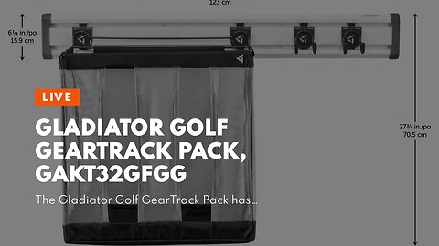 Gladiator Golf GearTrack Pack, GAKT32GFGG