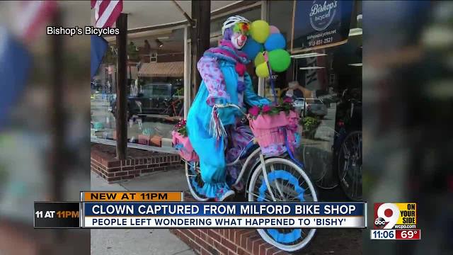 Bishop's Bicycles: Dude, where's our clown?