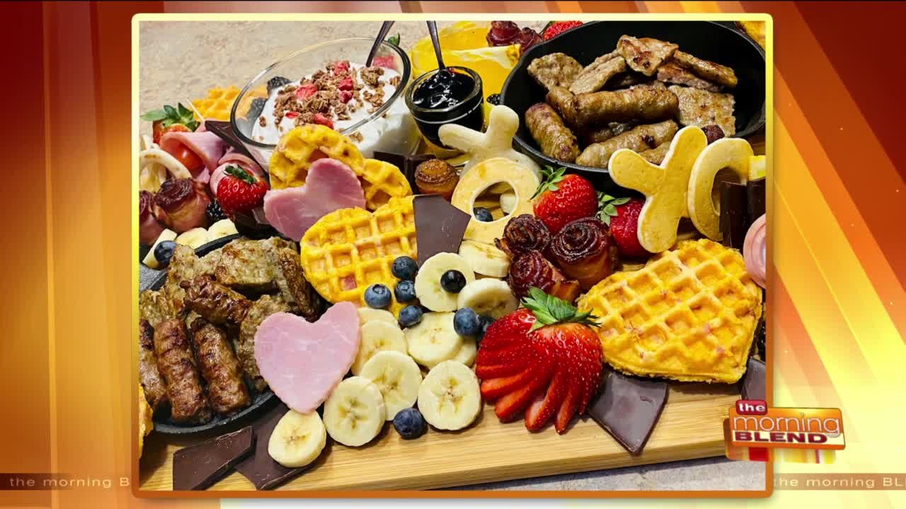 Go Big and Bold with a Valentine's Day Breakfast Board