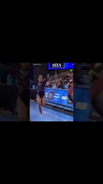 Selena Harris 9.975 on Vault - Iowa State at UCLA 3/11/23 #shorts