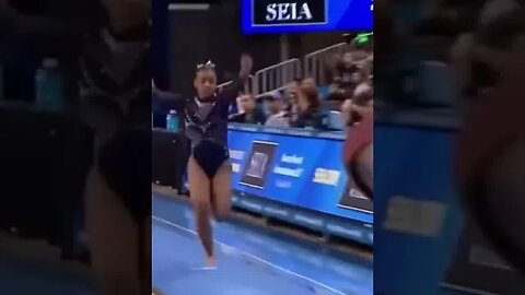 Selena Harris 9.975 on Vault - Iowa State at UCLA 3/11/23 #shorts