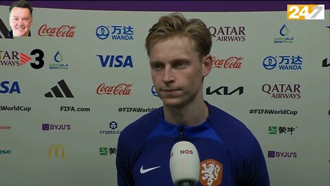 Frenkie de Jong: 'Matig gespeeld maar ook heel weinig weggeven.'