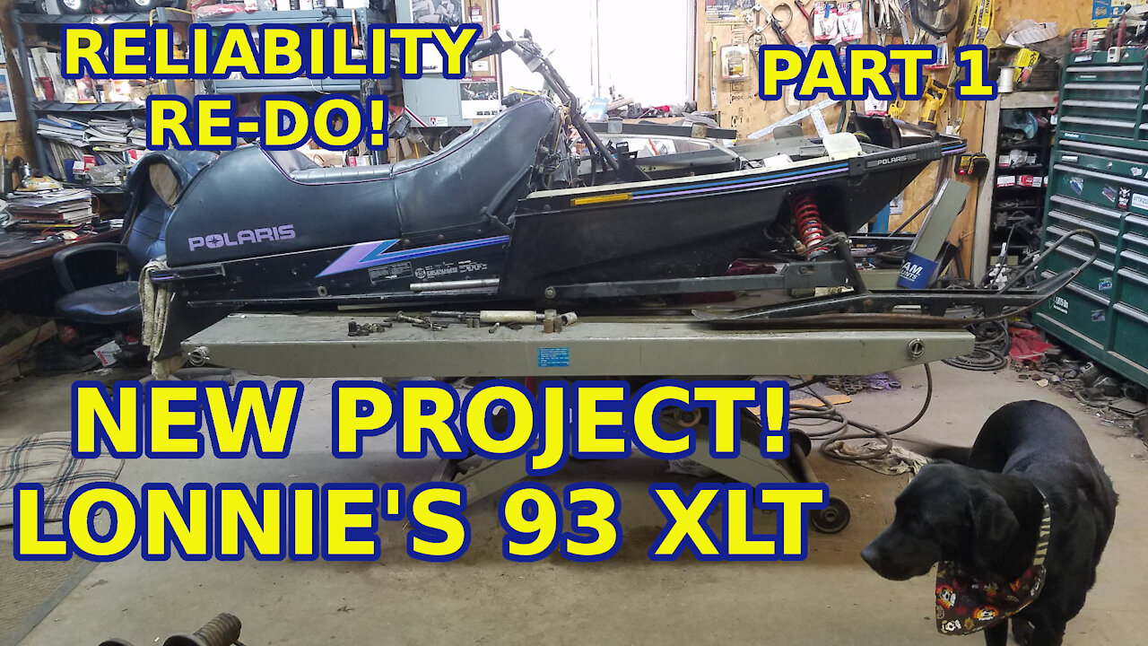 1993 Polaris XLT Ressurection: Tear Down