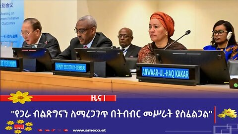 "የጋራ ብልጽግናን ለማረጋገጥ በትብብር መሥራት ያስፈልጋል" ም/ጠቅላይ ሚኒስትርና የውጭ ጉዳይ ሚኒስትር ደመቀ መኮንን