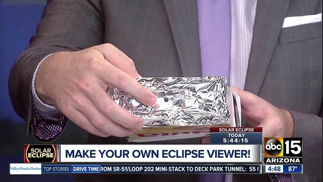 Make your own solar eclipse viewer