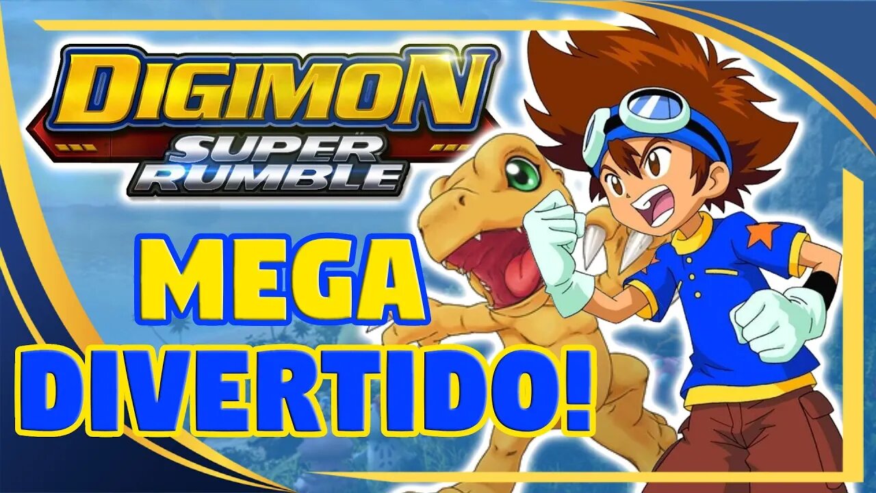 DIGIMON SUPER RUMBLE - Conheça o Novo Jogo Mega Divertido!