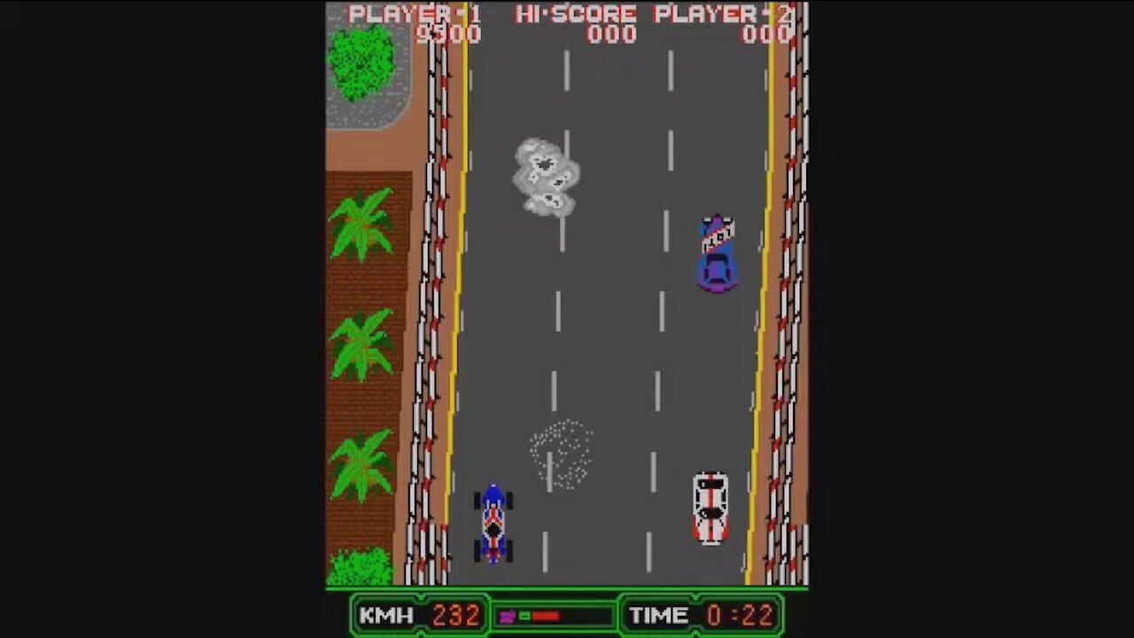 Crazy Rally - videogame race - videogioco corse auto Sala Giochi anni 80