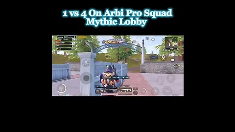 1 vs 4 On Arbi Mythic Squad 👿 #lgcadilyt #shorts #pubgmobile #youtubeshorts #pubgm