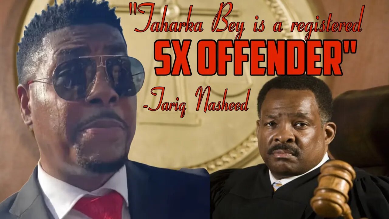 Tariq Nasheed told ovr 1/4 million people "Taharka Bey is a Registered SX offender..😮 #tariqnasheed