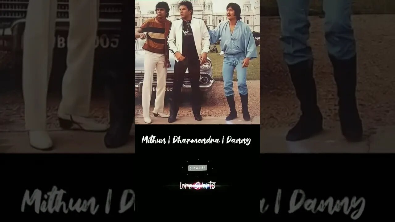 #Mithun #Dharmendra #Danny 🤩 Old is Gold always #loreshorts #shorts