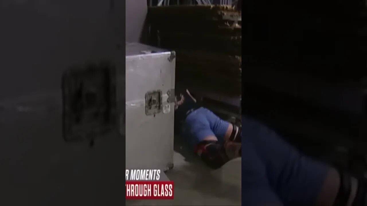The Undertaker throws stone cold Steve Austin through a window !! #wwe #shorts