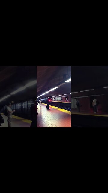 Metro Montréal stunning exit #montreal #train #viralvideo