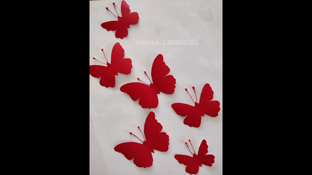 Red Butterflies 🦋