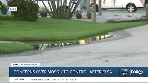 Pools of water from Elsa could increase helicopter activity from Lee County Mosquito Control District