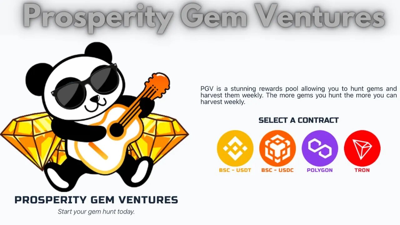 Prosperity Gem Ventures | New Site & USDC Contract is LIVE