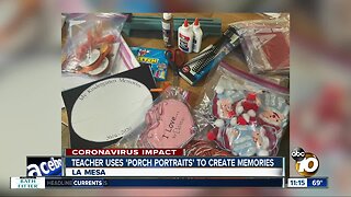 Teacher uses 'Porch Portraits' to create memories